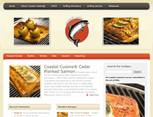 Tablet Screenshot of coastalgrilling.com